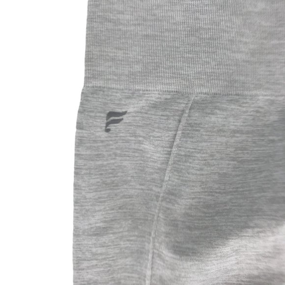 Fabletics Womens Gray Workout Athletic Cropped Leggings Size XL - Picture 4 of 6